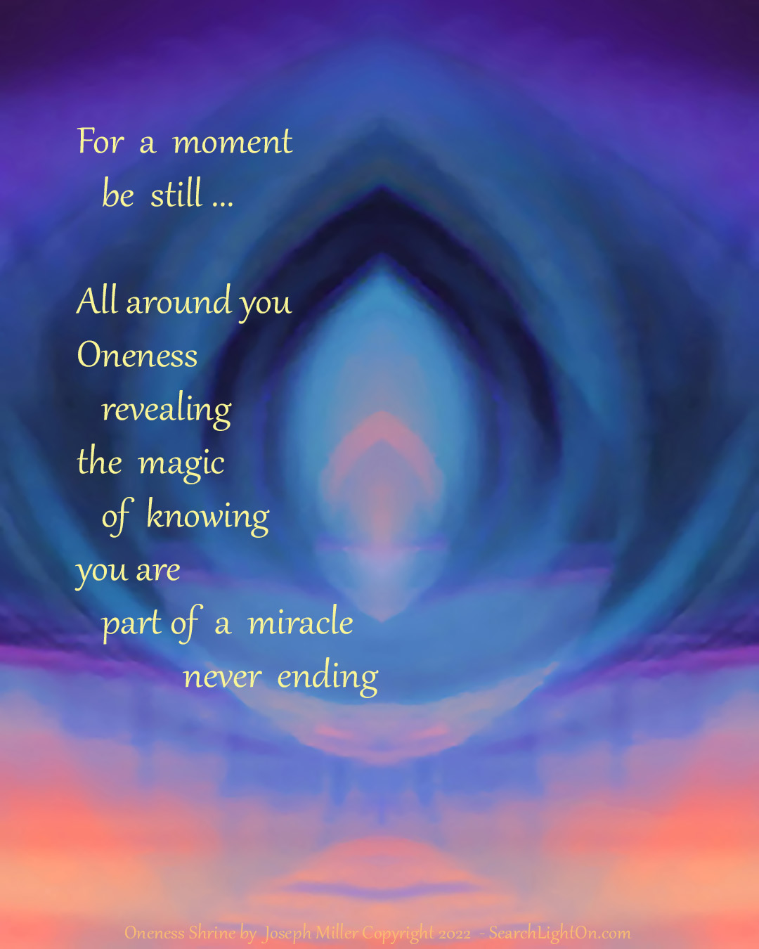 oneness shrine poem